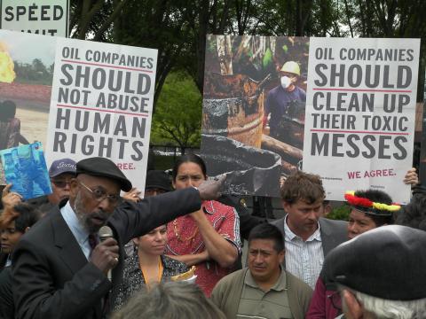 Photo of Chevron Protest