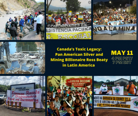 Event image for "Canada's Toxic Legacy: Pan American Silver and Mining Billionaire Ross Beaty in Latin America" on May 11