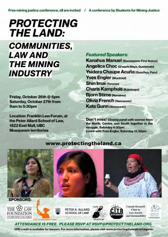 Poster for 2018 Students for Mining Justice conference