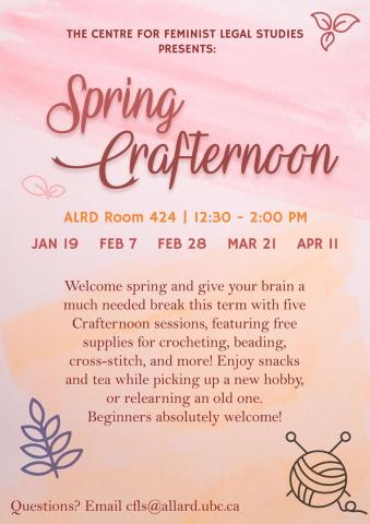 spring crafternoon cfls