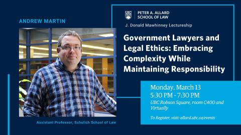 2023 03 13 - J. Donald Mawhinney Lectureship C400 - LAW