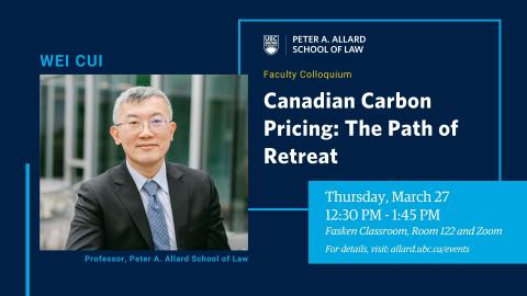2025 03 27 - Canadian Carbon Pricing - LAW