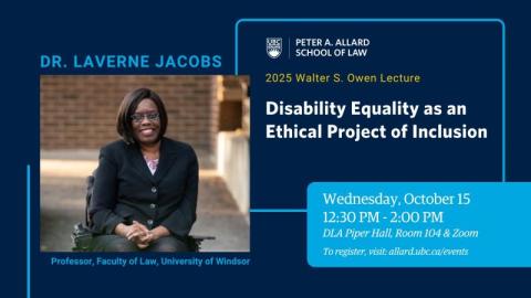 2025 10 15 - 2025 Walter S. Owen Lecture - LAW