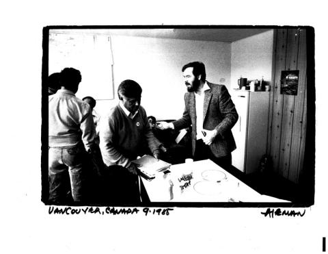 Calvin Sandborn and Cesar Chavez