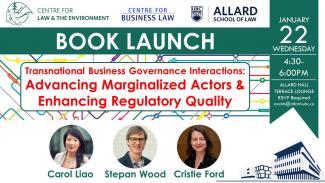 Book Launch: Advancing Marginalized Actors & Enhancing Regulatory Quality Poster