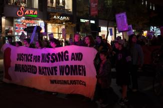 Photo of Murdered and Missing Indigenous Women March