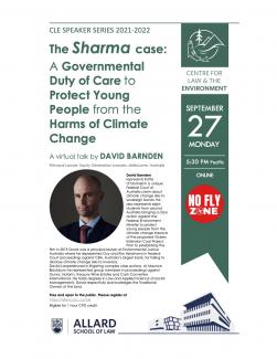 The Sharma Case Event Poster