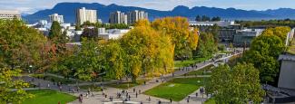 UBC Main Mall Aerial