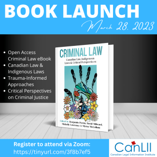 Book Launch - Criminal Law