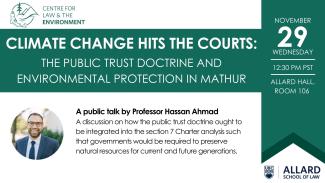 Climate Change Hits the Courts The Public Trust Doctrine