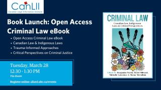 Book Launch Open Access Criminal Law eBook