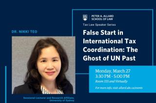 False Start in International Tax Coordination - Card