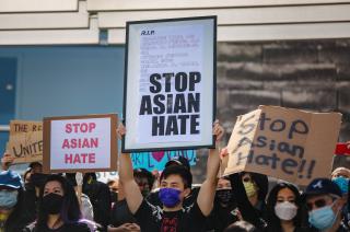 Rally to stop anti-Asian hate. Photo by Jason Leung.
