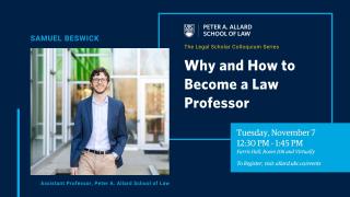 Why and How to Become a Law Professor