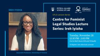 Centre for Feminist Legal Studies Lecture Series Ireh Iyioha