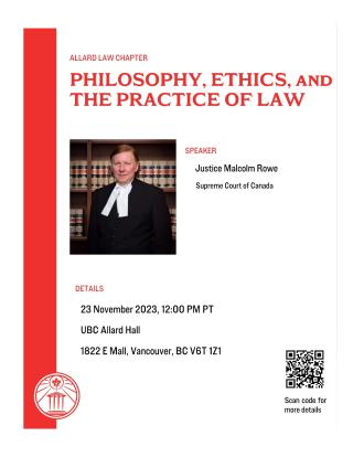 Philosophy, Ethics and The Practice of Law