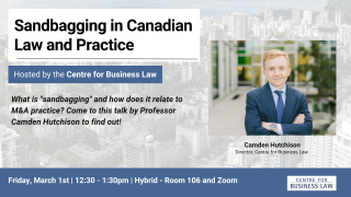 Sandbagging in Canadian Law and Practice