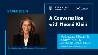 2024 02 28 - A Conversation with Naomi Klein - LAW