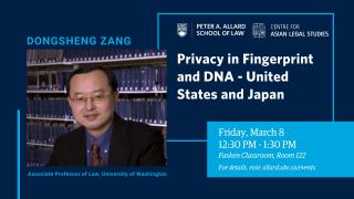 2024 03 08 - Privacy in Fingerprint and DNA - United States and Japan - LAW