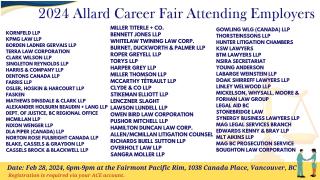 2024 Allard Career Fair Participating Employers - 2024 02 28