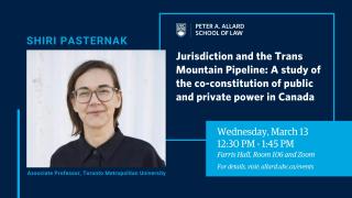 2024 03 13 - Jurisdiction and the Trans Mountain Pipeline - LAW