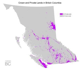 Crown Land Map BC