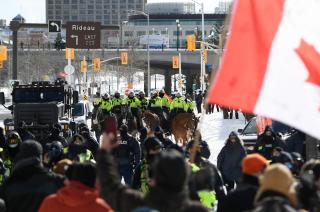 Convoy protestors in Ottawa