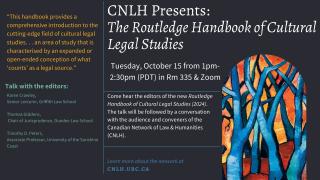 2024 10 15 - CNLH Routledge Handbook - LAW