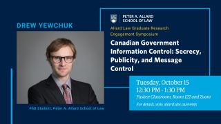2024 10 15 - Canadian Government Information Control - LAW