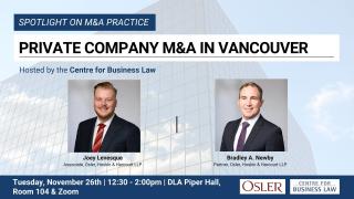 2024 11 26 - Spotlight on M and A - LAW