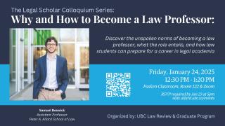 2025 01 24 - How to Become a Professor - LAW
