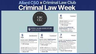 2025 02 07 - CSO - Criminal Law Week Feb 5-7 - LAW