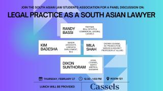 2025 02 27 - Legal Practice as a South Asian Lawyer - LAW