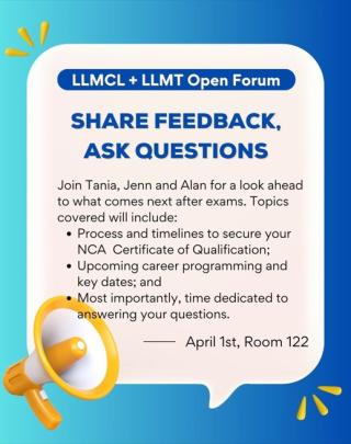 2025 04 01 - LLMCL LLMT Open Forum - Portrait - LAW