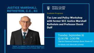 2025 09 16 - SCC Justice Marshall Rothstein- LAW