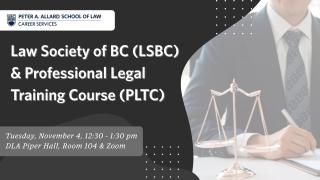 2025 11 04 - LSBC and PLTC Course - LAW