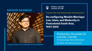 2025 11 26 - Fireside Chat - Global South Visiting Scholar - LAW